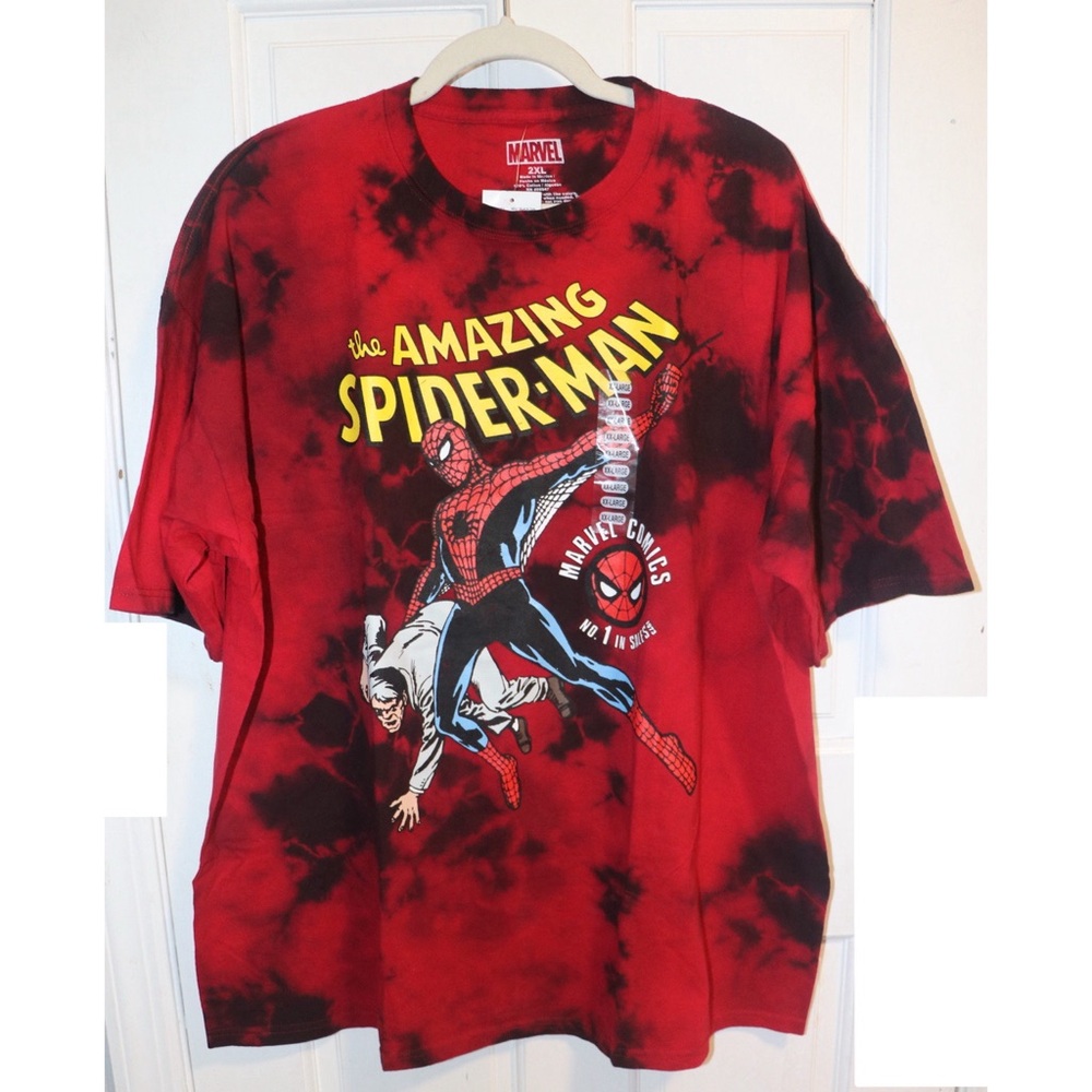 Marvel The Amazing Spider-Man Tie Dye Graphic T-Shirt